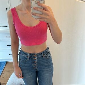 Garage Ribbed Crop Top